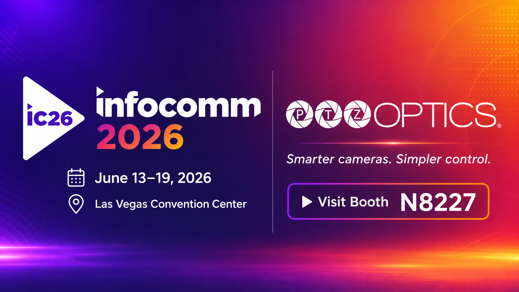 PTZOptics at NAB Show 2026 — Booth N1902