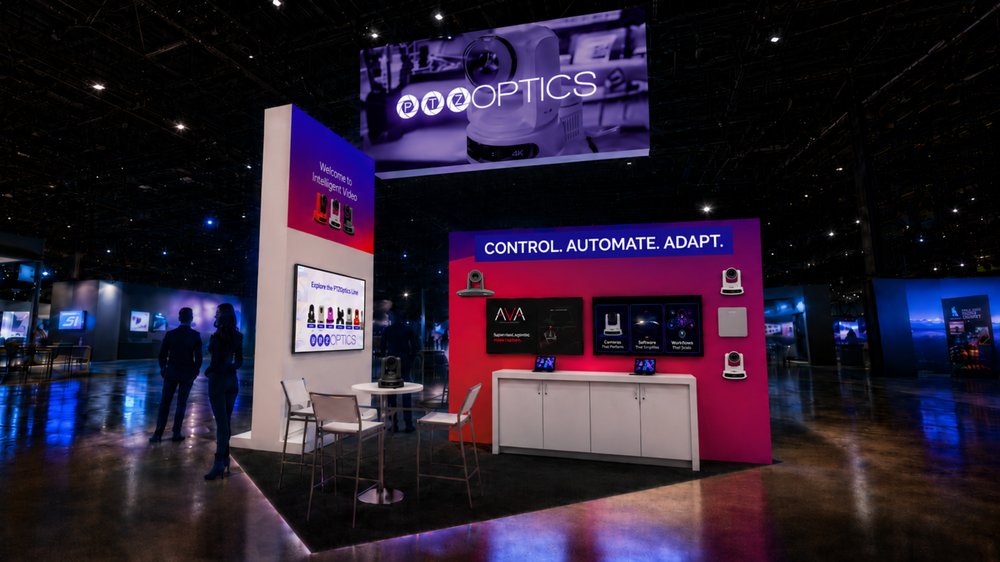 PTZOptics Booth Rendering - InfoComm 2026
